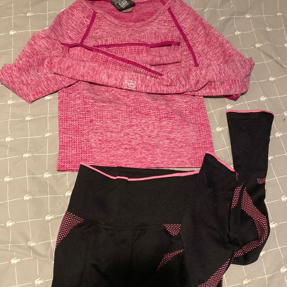 Victoria secret pink leggings set